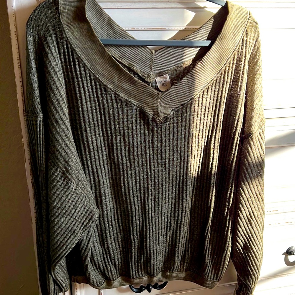 We the free off the shoulder sweater
